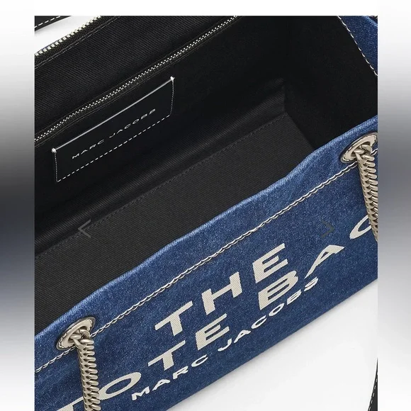 Marc jacobs denim chain tote medium - Picture 6 of 12